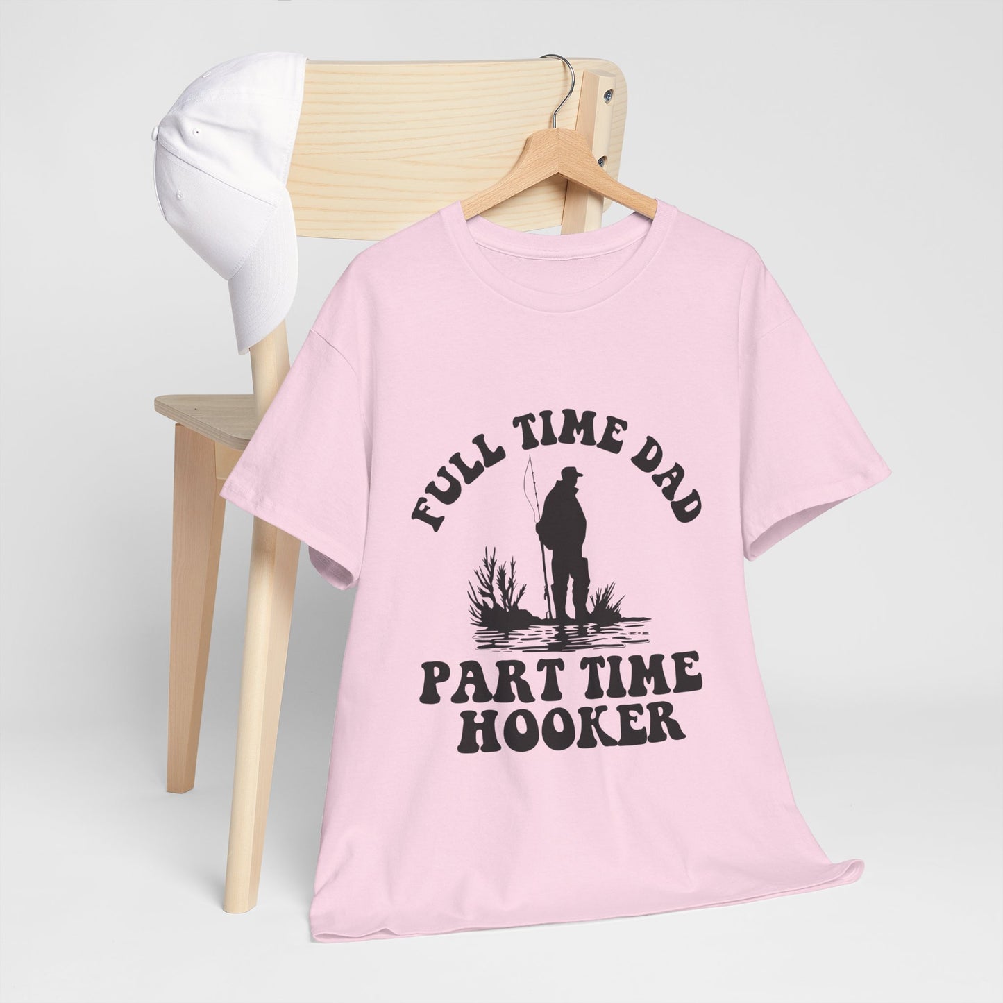 Full Time Dad Unisex Heavy Cotton Tee