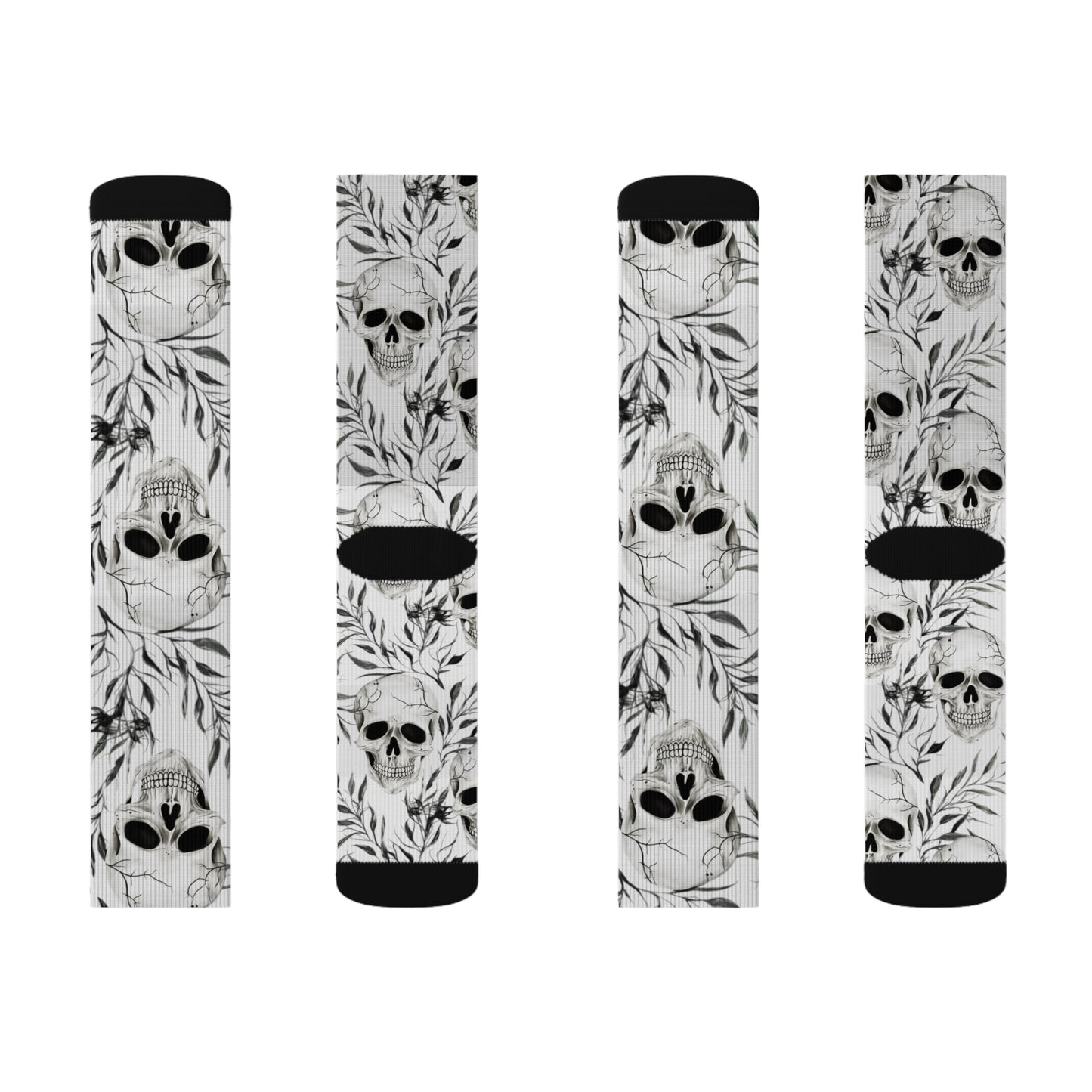 Skull Halloween Sublimation Socks
