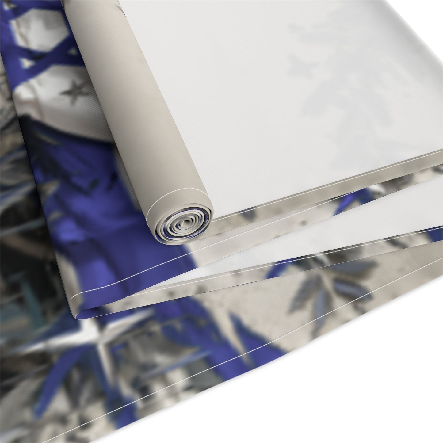 Israeli Flag Table Runner (Cotton, Poly)