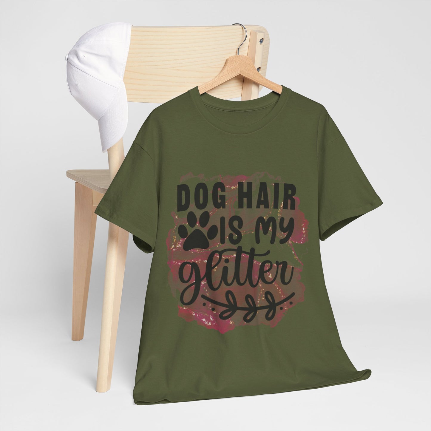 Dog Hair Is My Glitter Unisex Heavy Cotton Tee