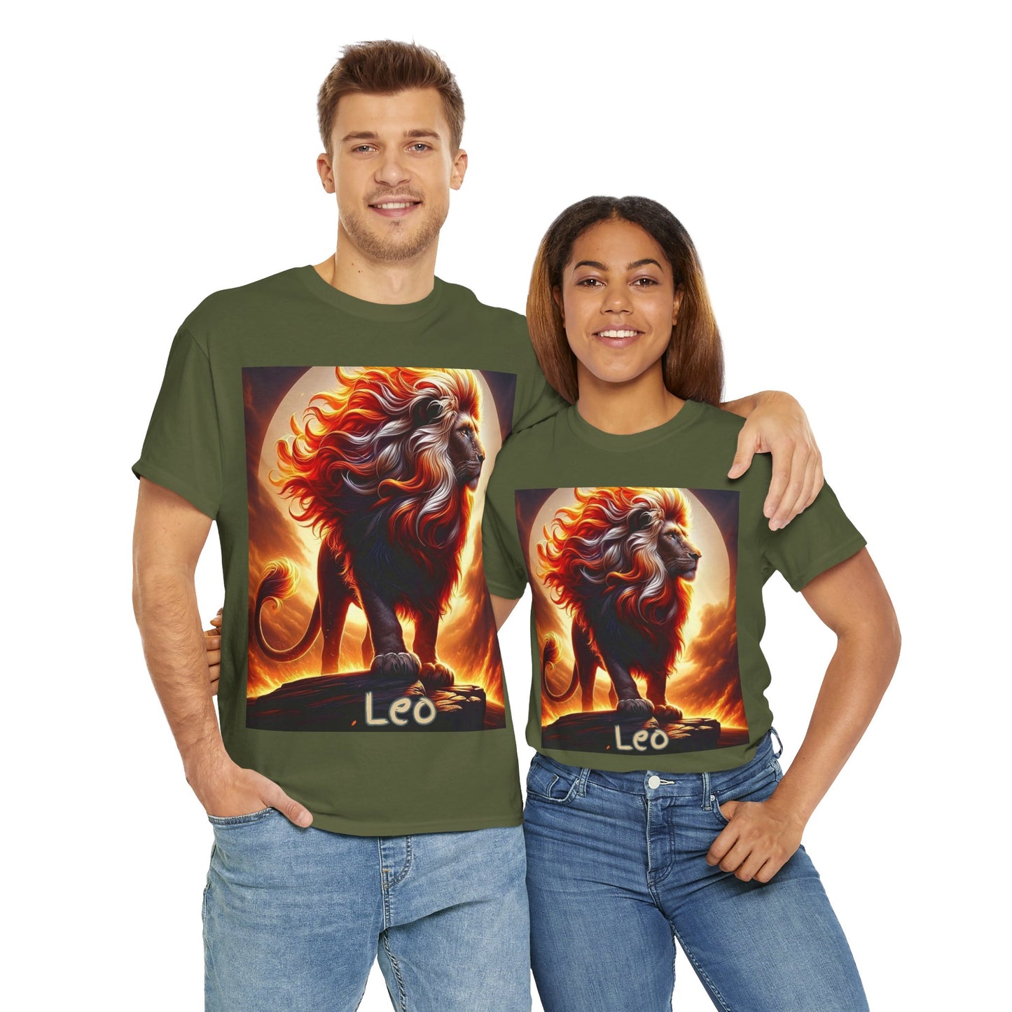 Leo Unisex Heavy Cotton Tee
