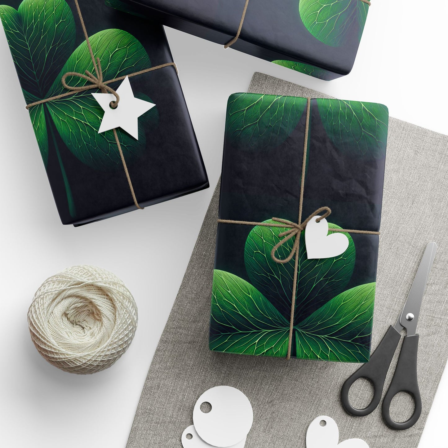 Lucky Clover Wrapping Paper - St. Patrick's Day Gift Wrap