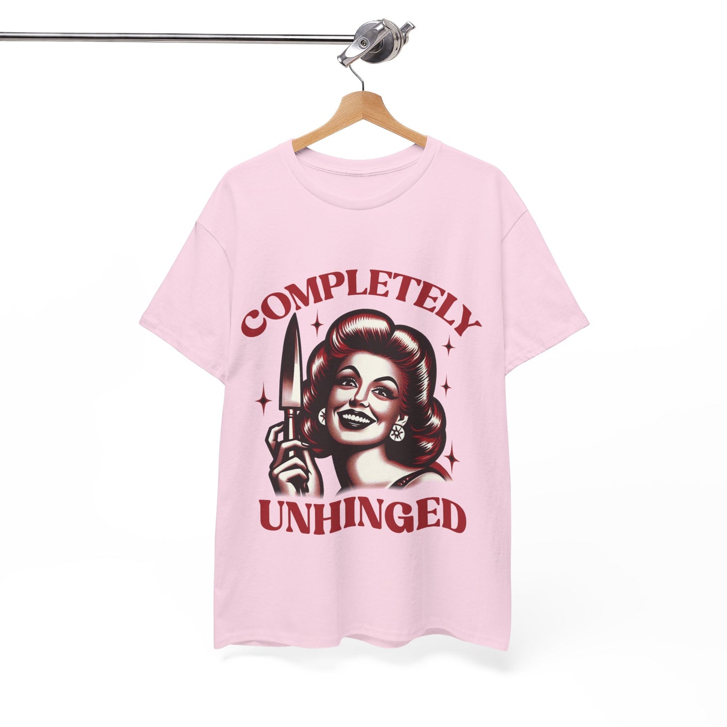 Completely Unhinged Unisex Heavy Cotton Tee