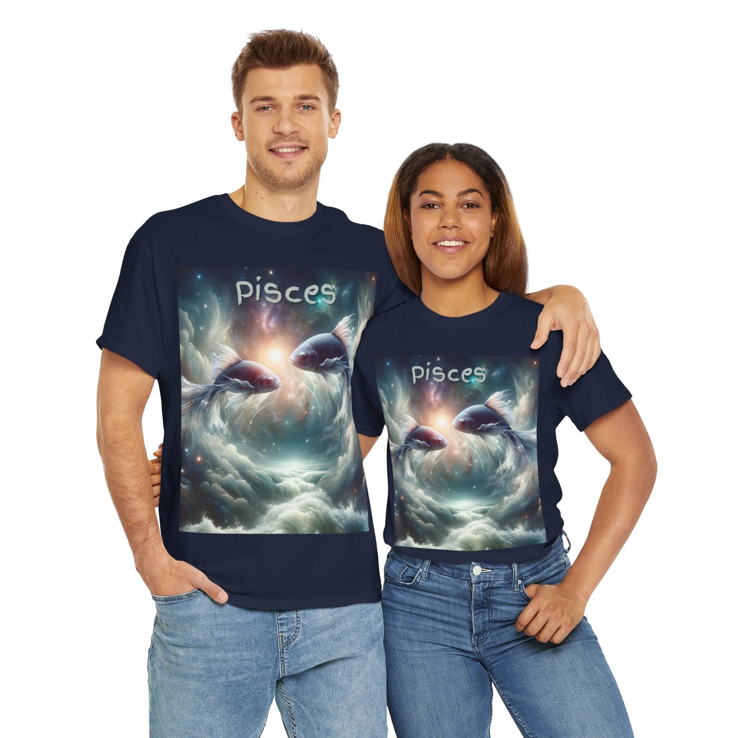 Pisces Unisex Heavy Cotton Tee