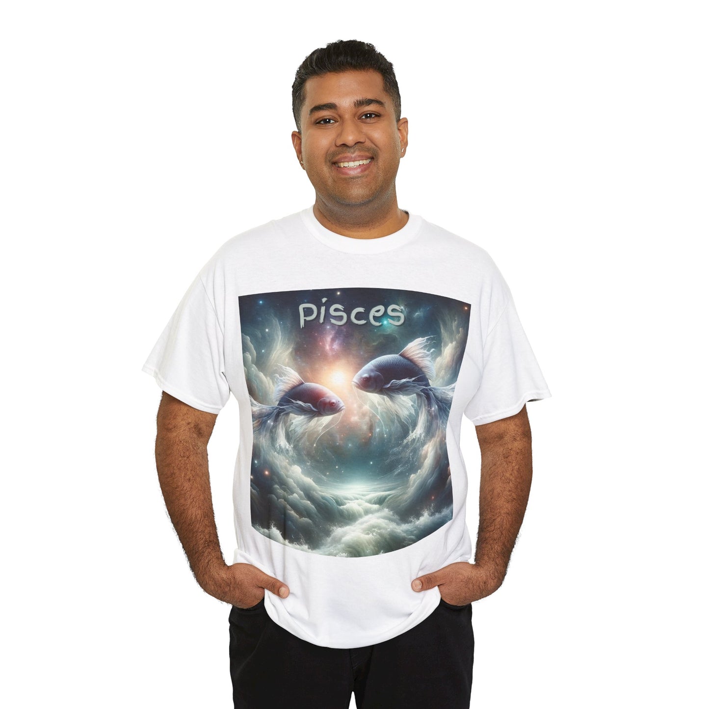Pisces Unisex Heavy Cotton Tee