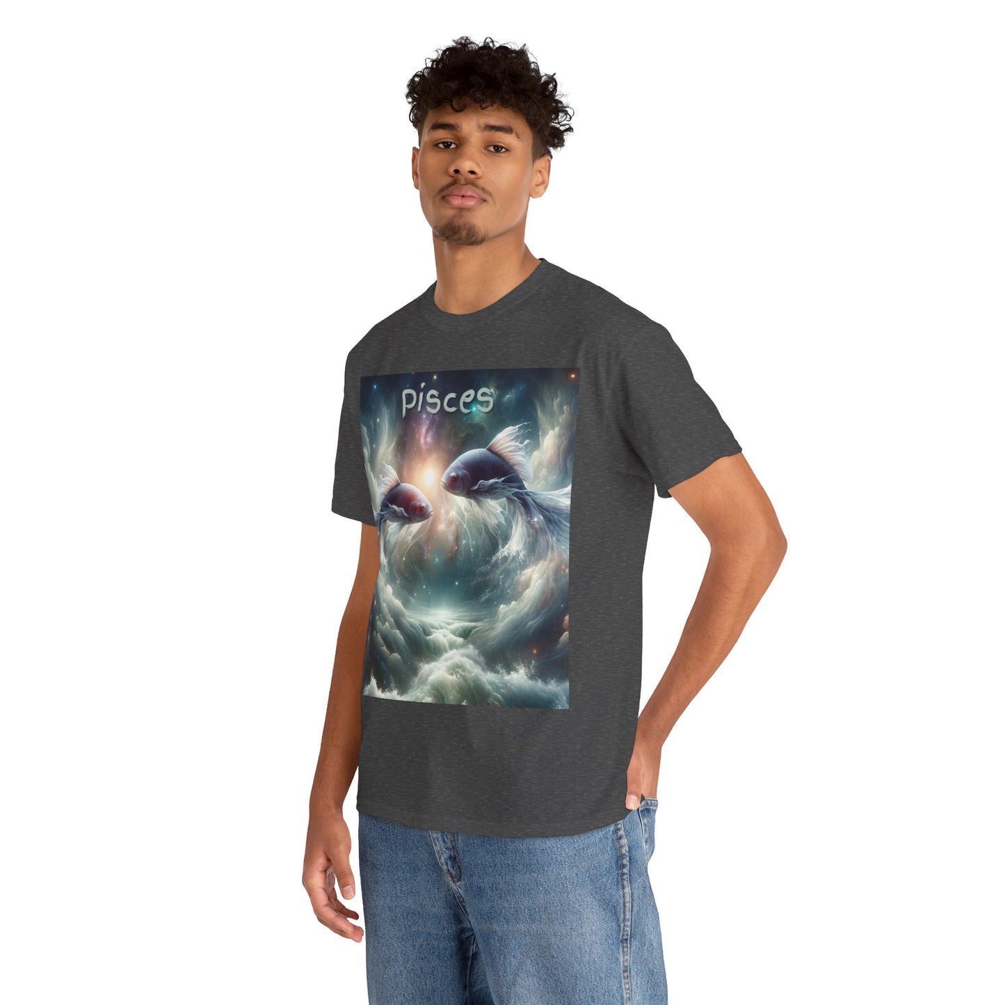 Pisces Unisex Heavy Cotton Tee