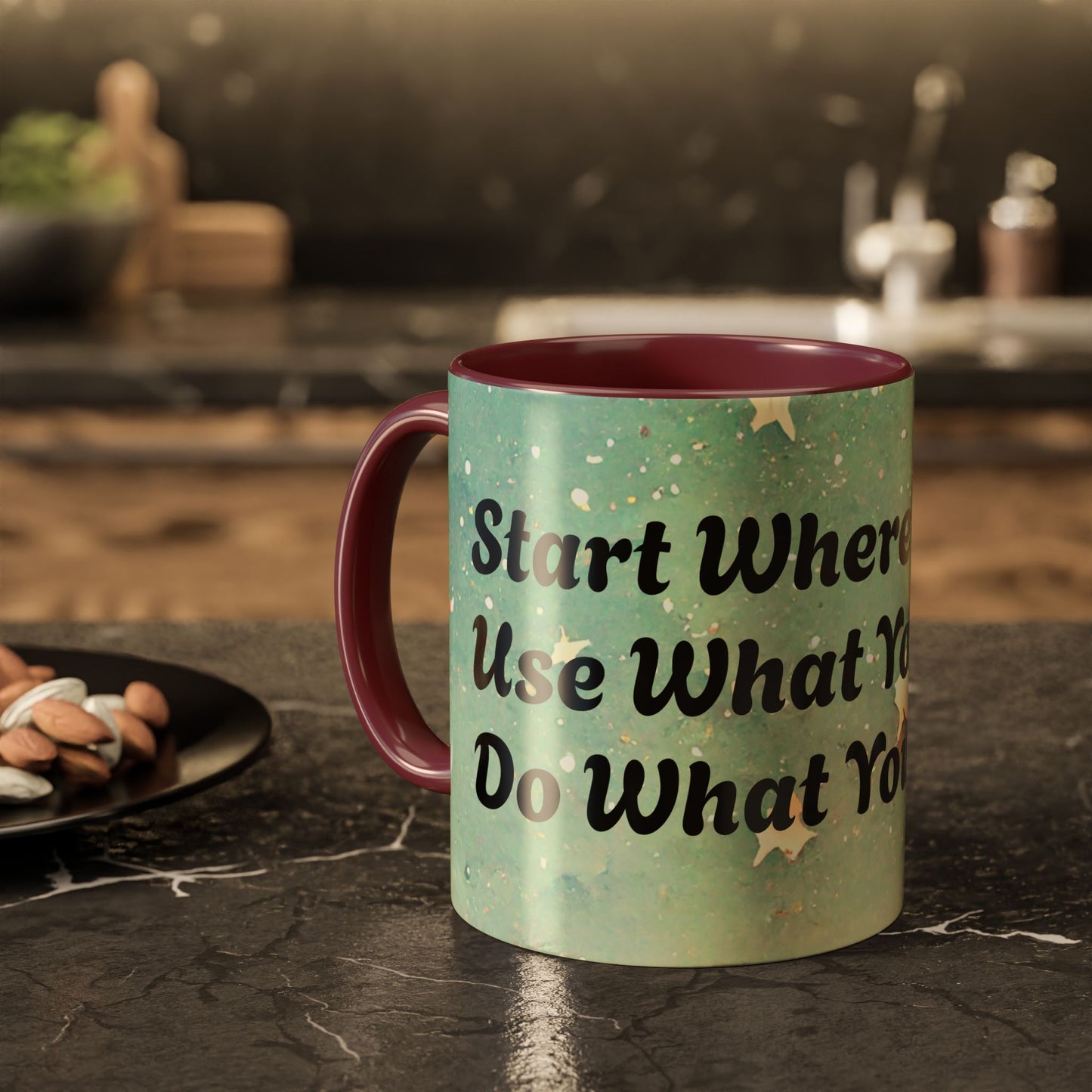 Start Where You Are Inspirational Colorful Mugs (11oz, 15oz)