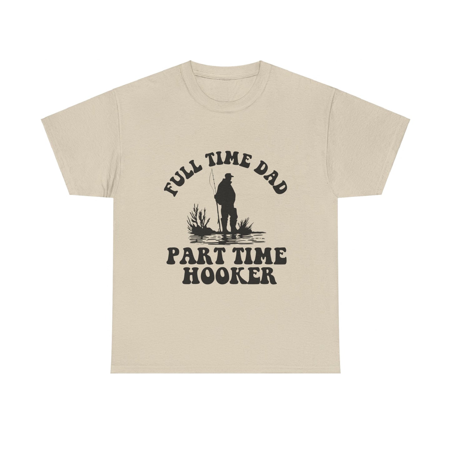 Full Time Dad Unisex Heavy Cotton Tee