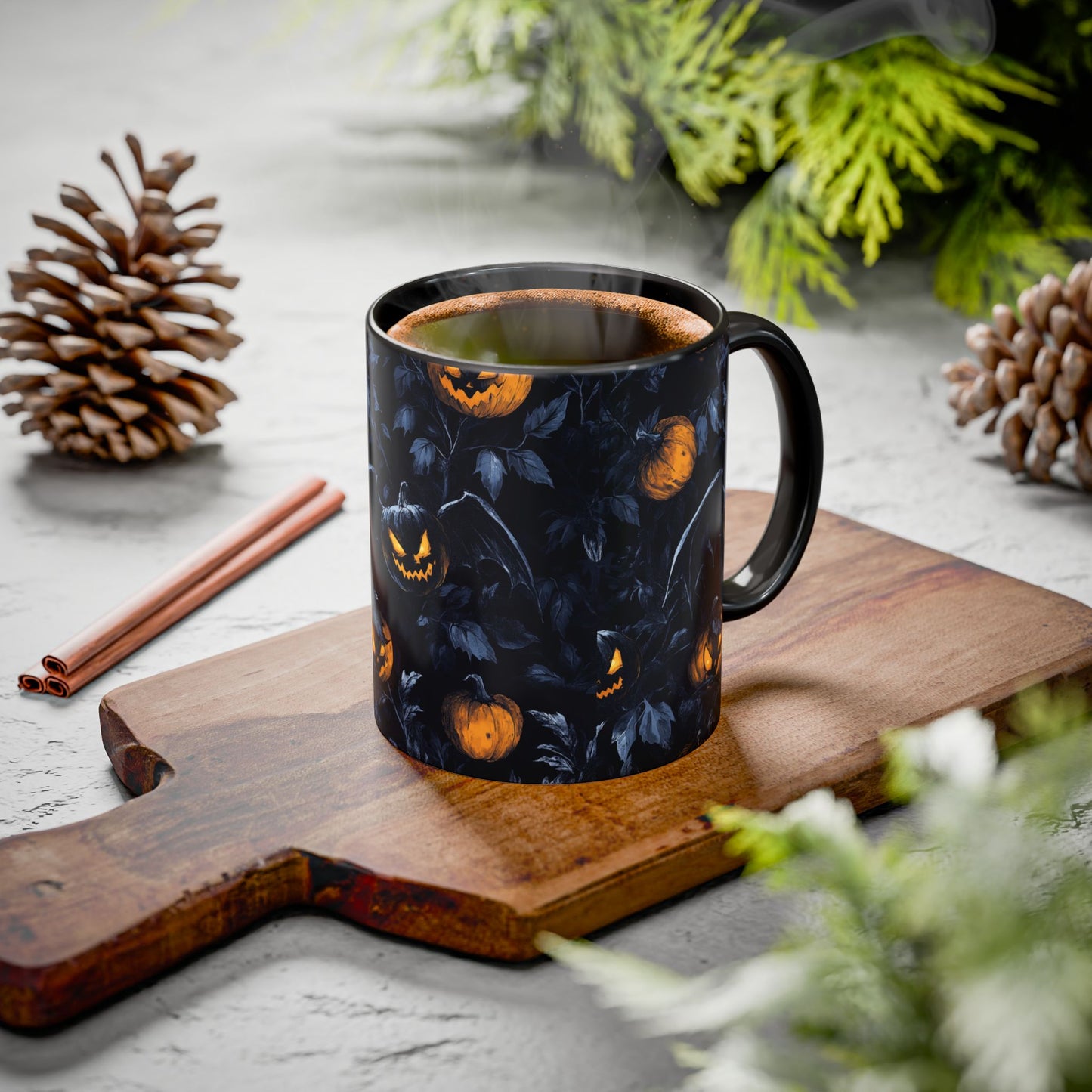 Scary Nights Halloween Colorful Mugs, 11oz