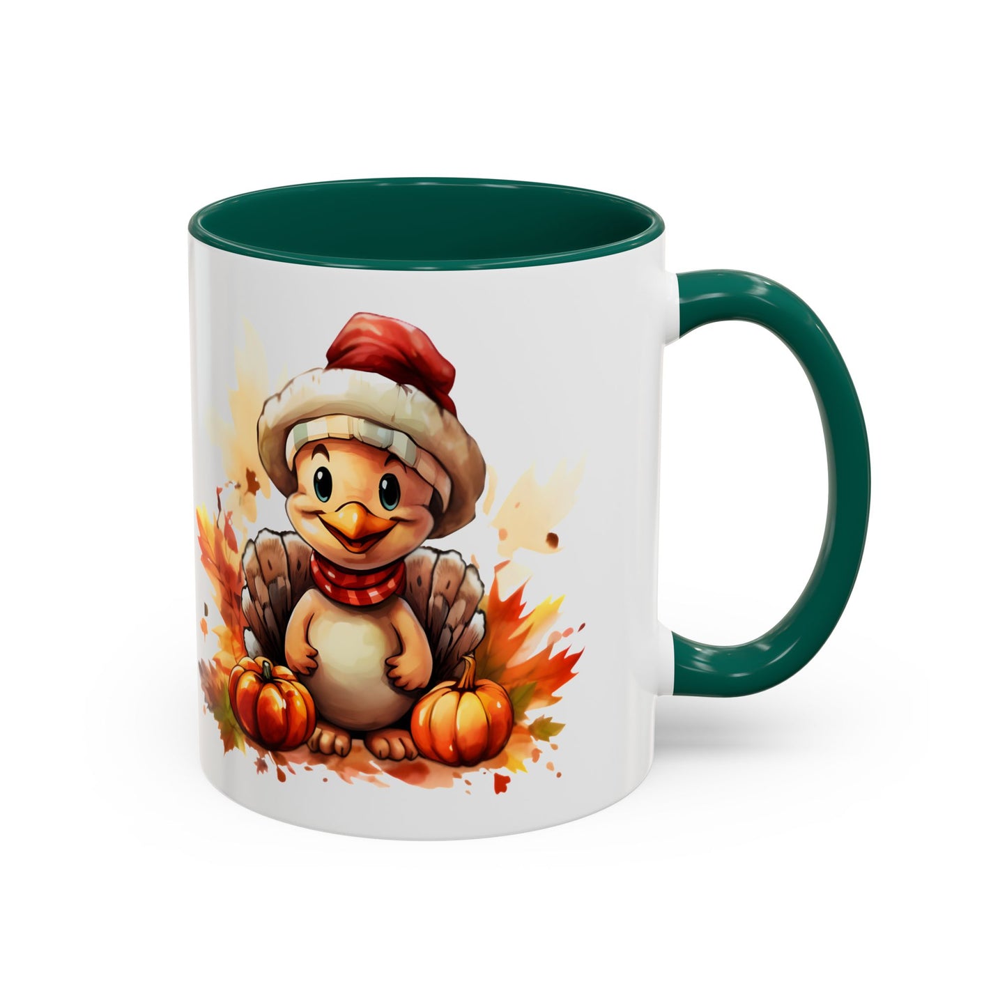 Autumn Duck Colorful Mugs, 11oz
