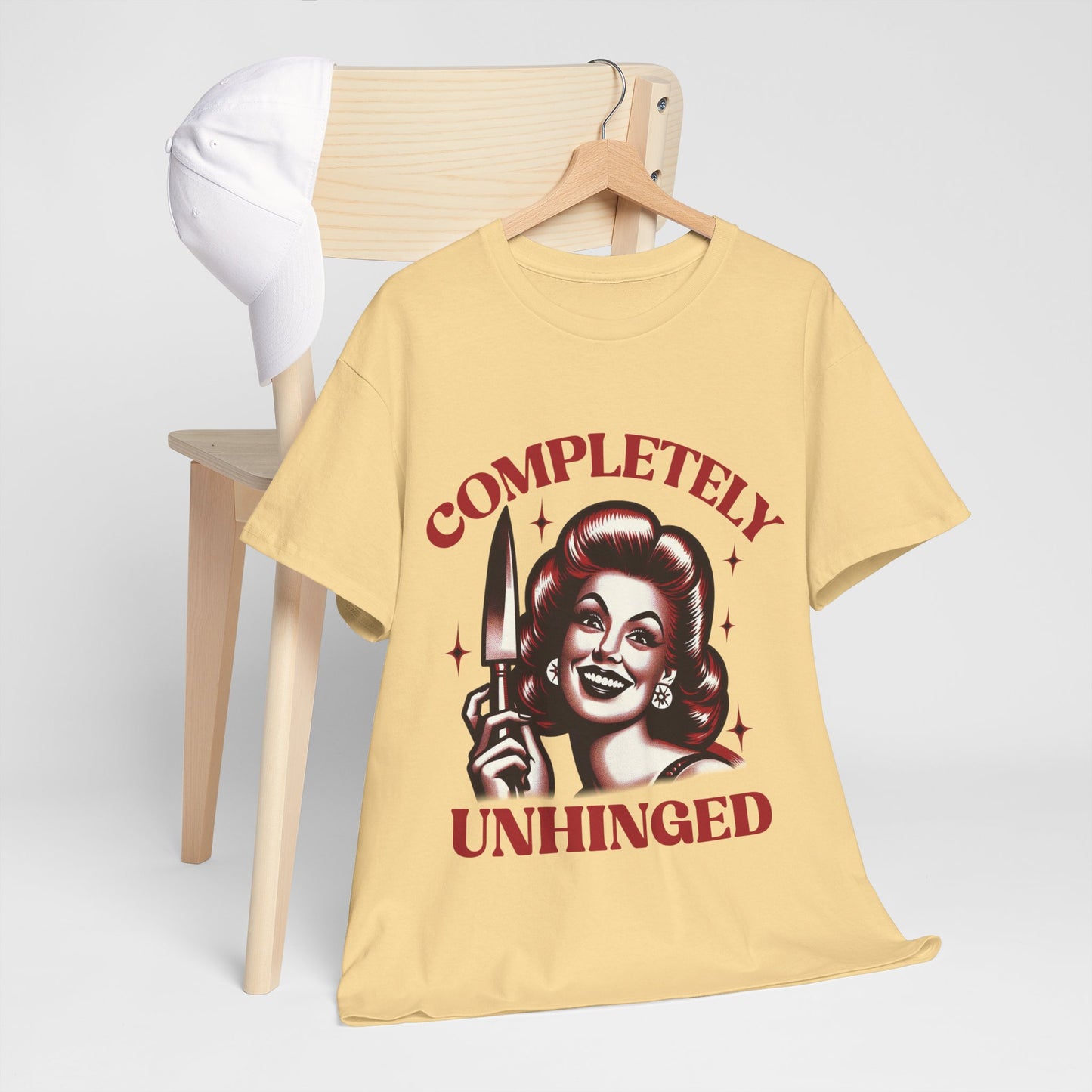 Completely Unhinged Unisex Heavy Cotton Tee