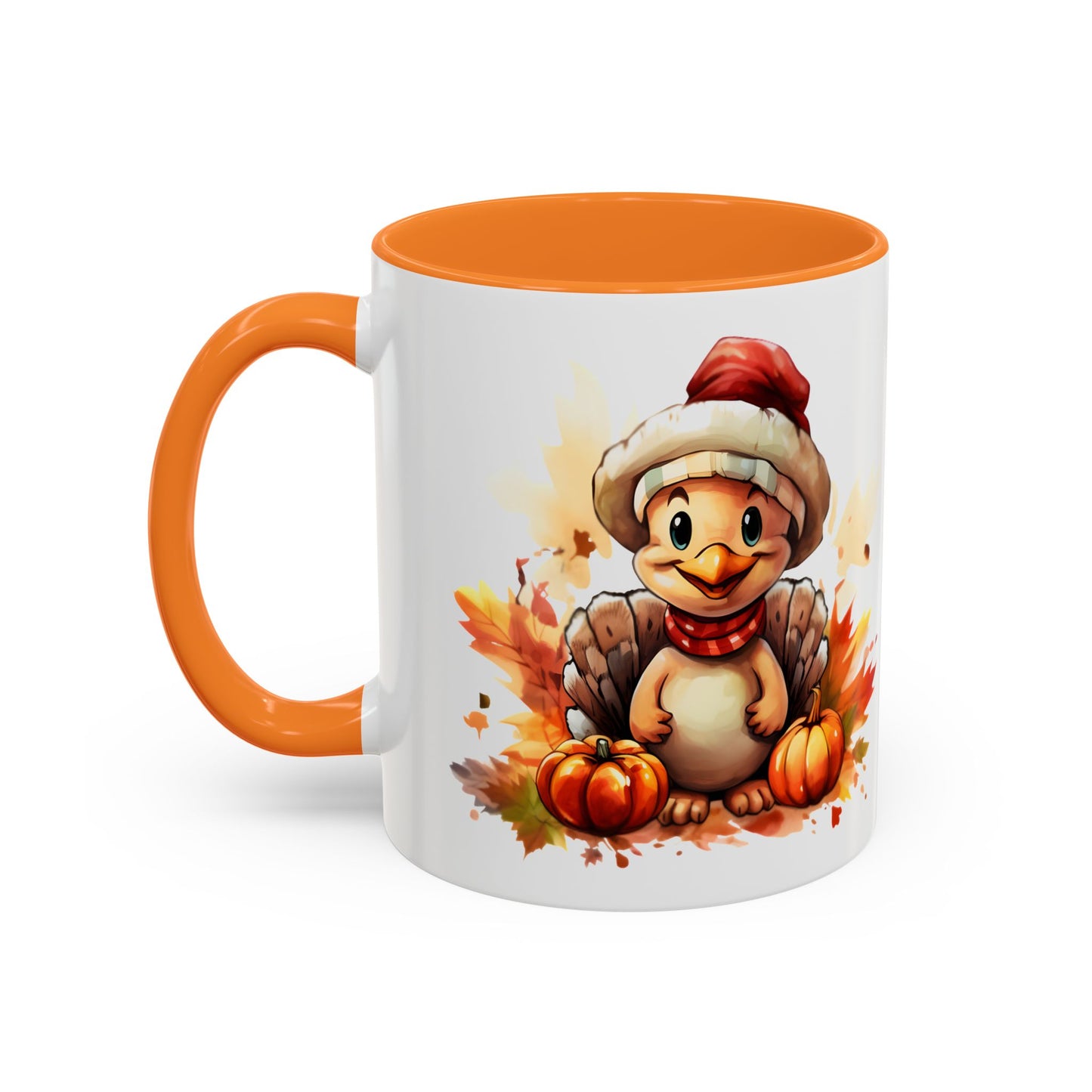 Autumn Duck Colorful Mugs, 11oz