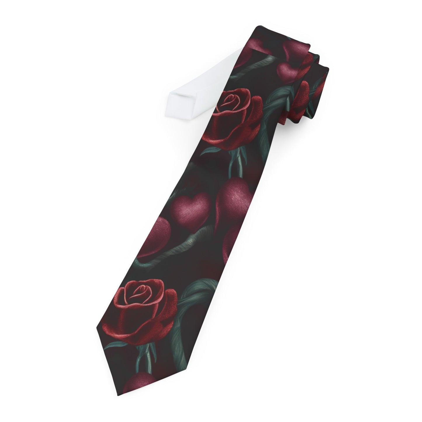 Hearts and Roses Necktie