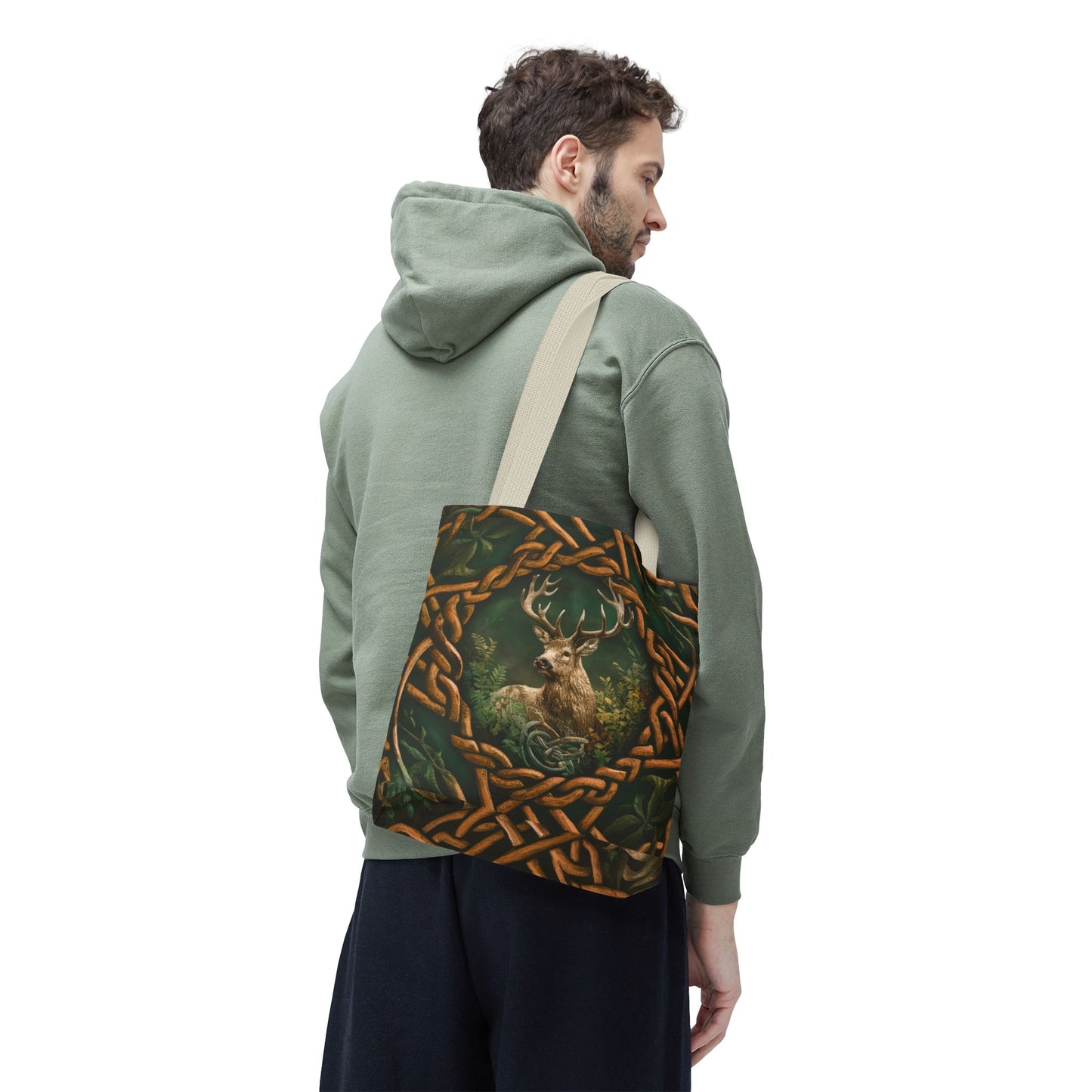 Majestic Stag Tote Bag | Nature-Inspired Eco-Friendly Carryall