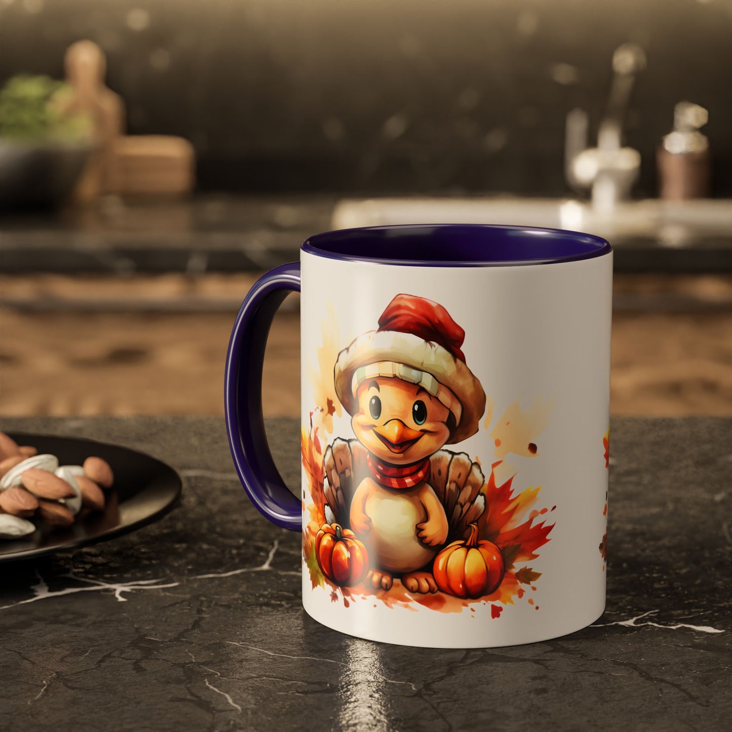 Autumn Duck Colorful Mugs, 11oz