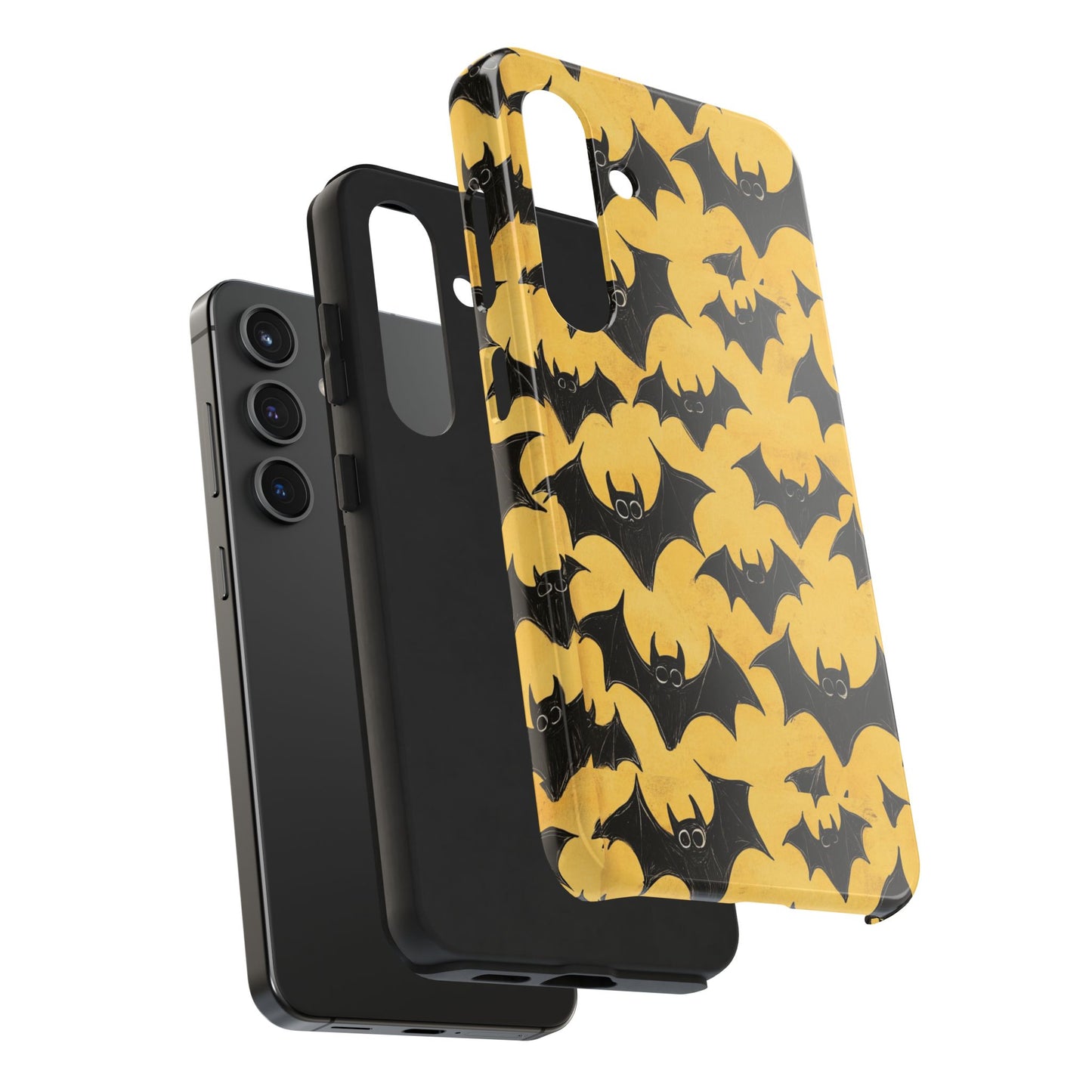 Halloween Yellow Bats Tough Phone Cases