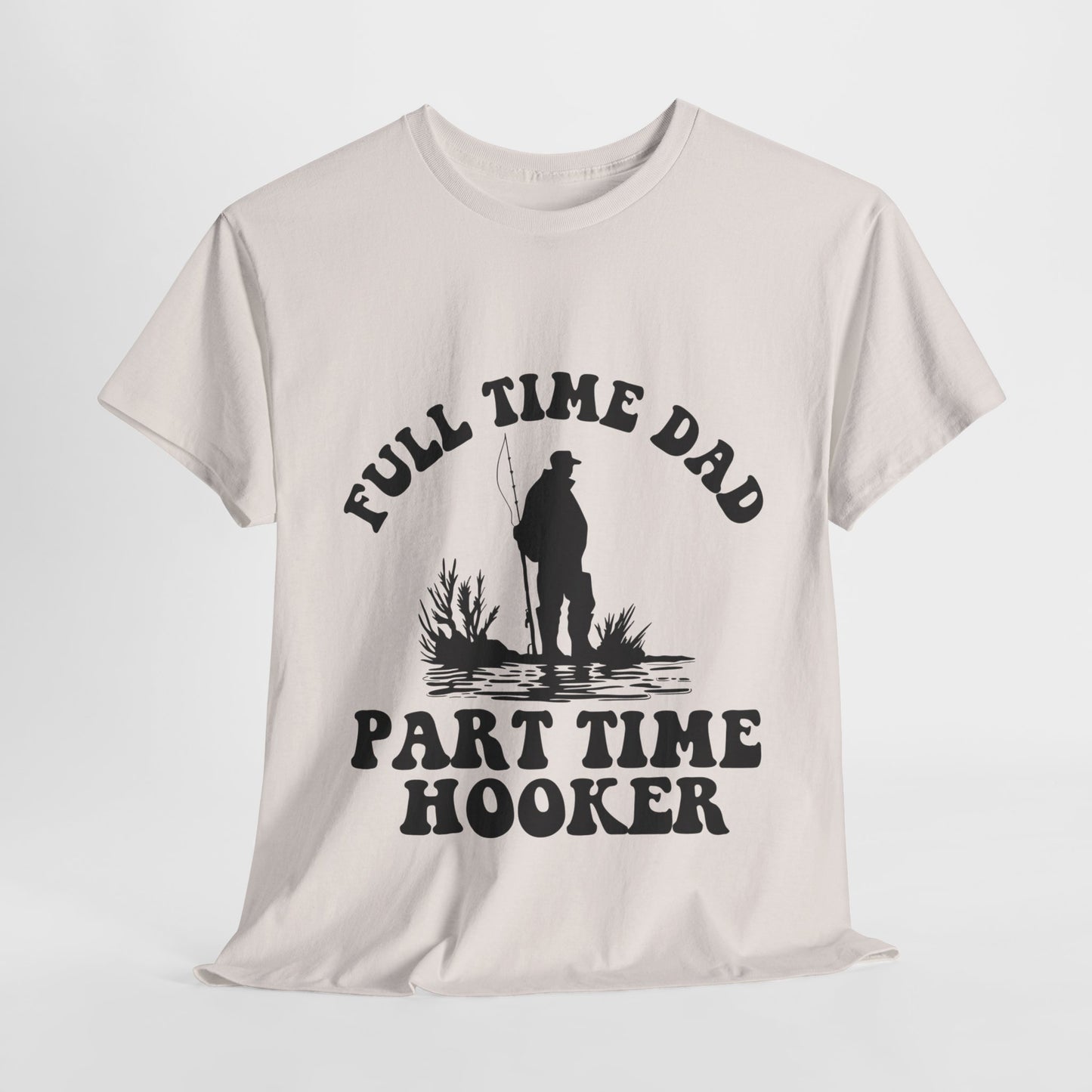 Full Time Dad Unisex Heavy Cotton Tee