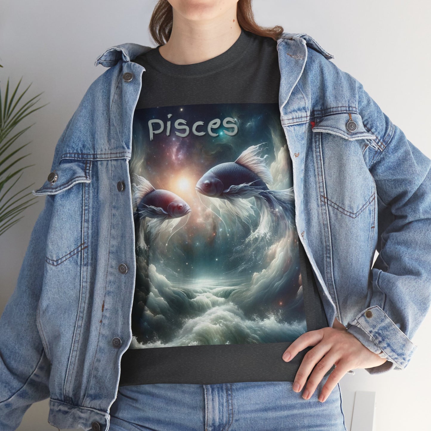 Pisces Unisex Heavy Cotton Tee