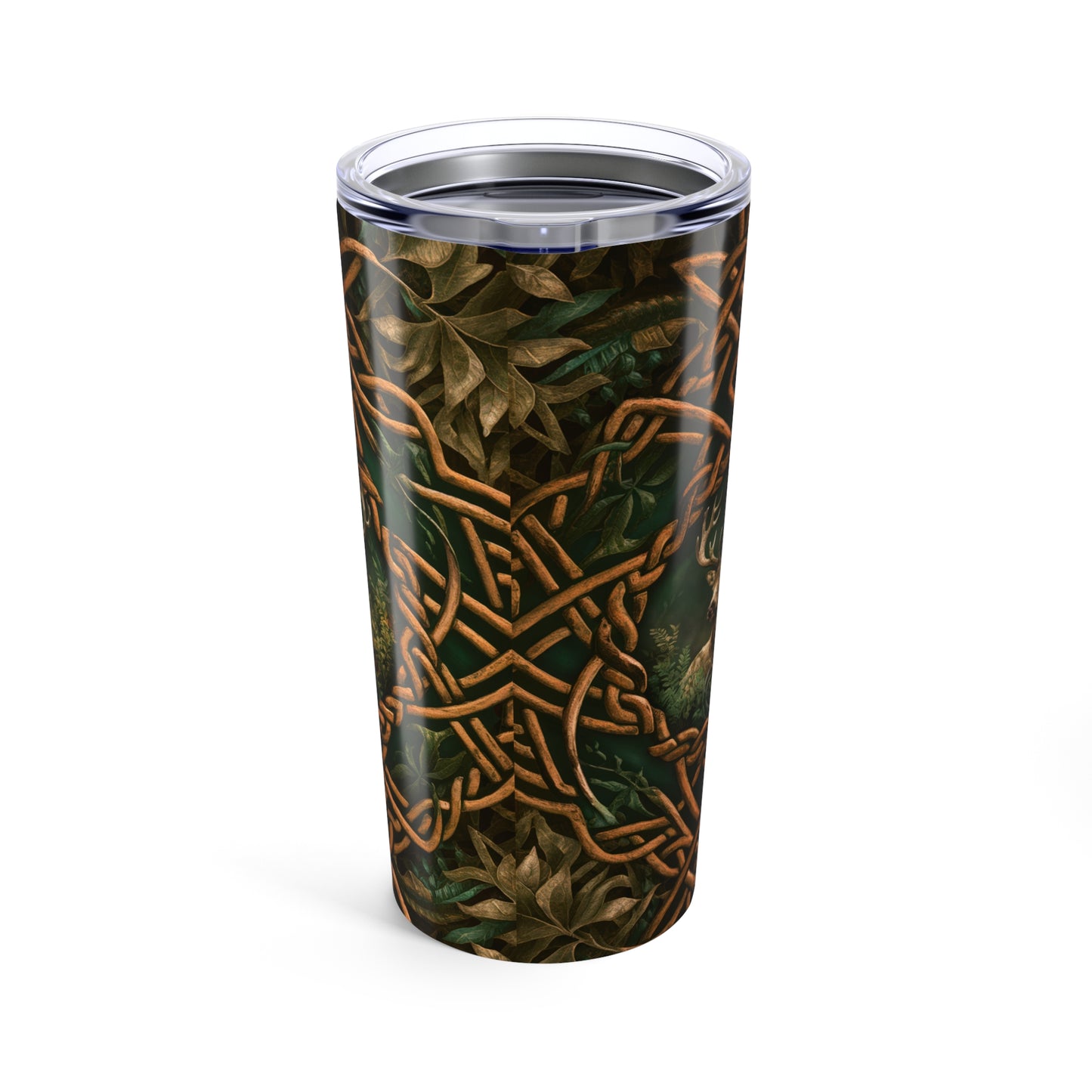 Celtic Knot 20oz Tumbler - Elegant Insulated Travel Mug with Nature Design