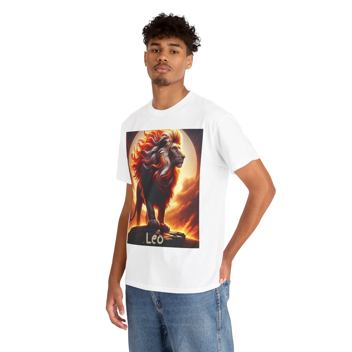 Leo Unisex Heavy Cotton Tee