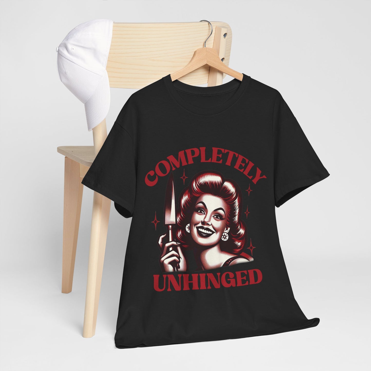 Completely Unhinged Unisex Heavy Cotton Tee