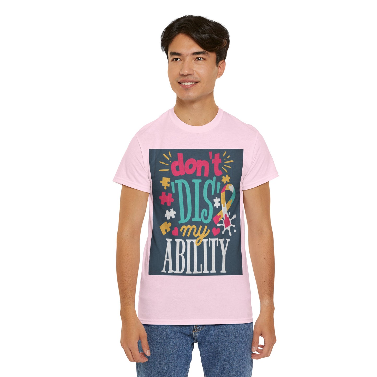 Don't Dis My Ability Unisex Heavy Cotton Tee