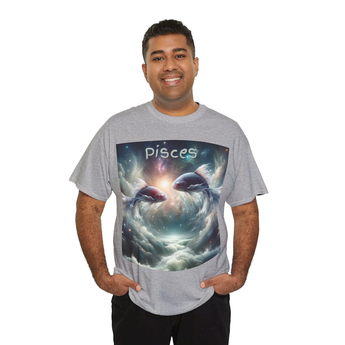 Pisces Unisex Heavy Cotton Tee
