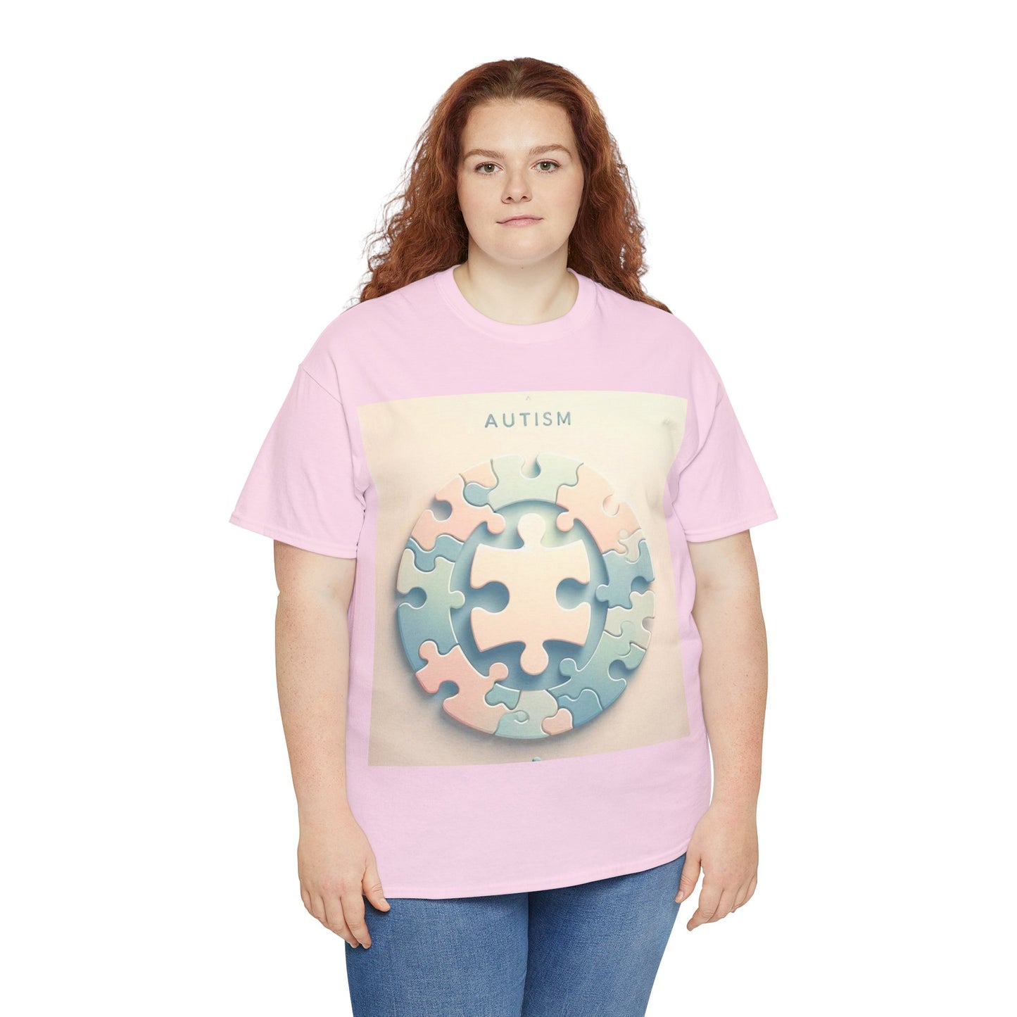 Autism Circle Unisex Heavy Cotton Tee