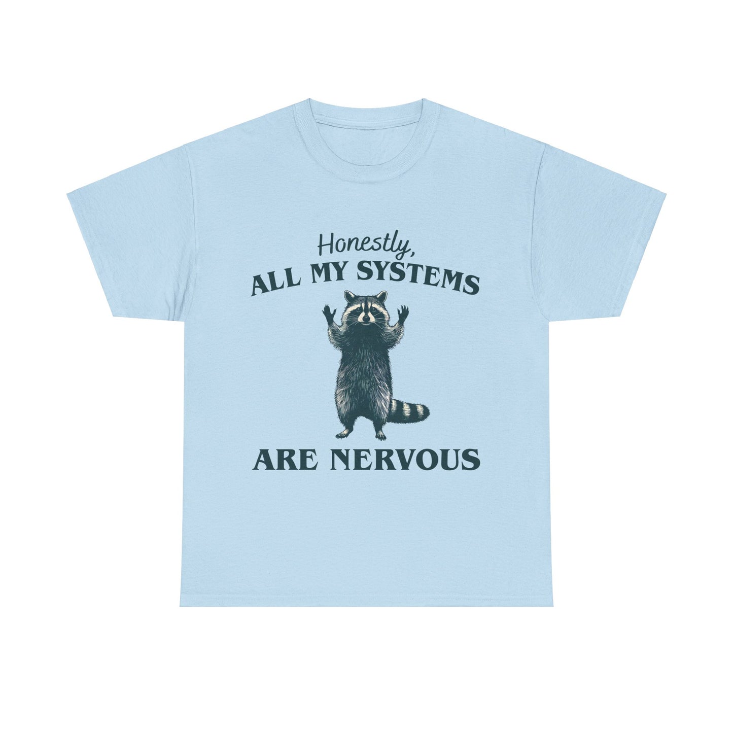 Nervous Racoon Unisex Heavy Cotton Tee