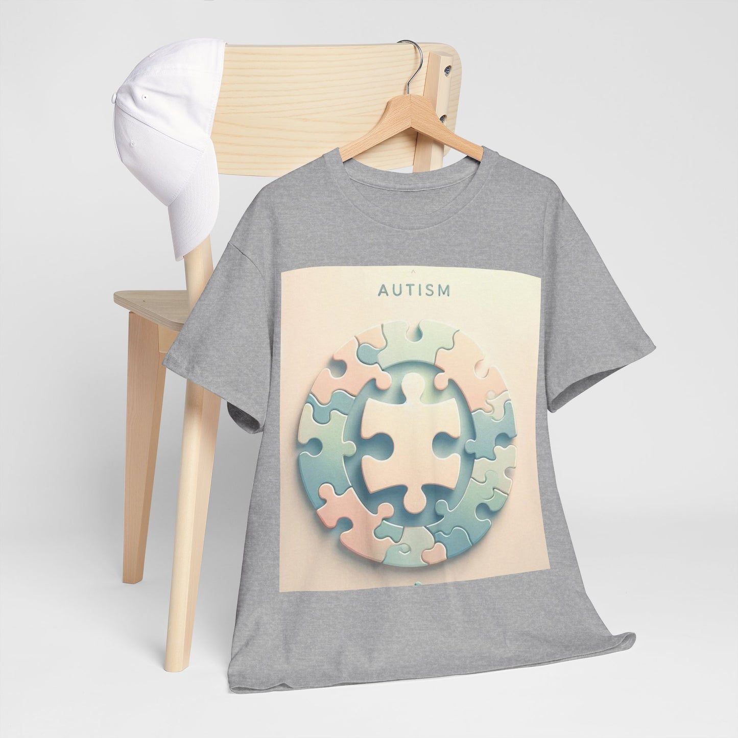 Autism Circle Unisex Heavy Cotton Tee