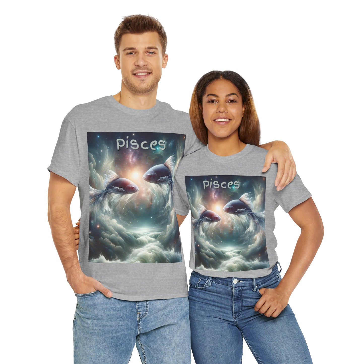 Pisces Unisex Heavy Cotton Tee