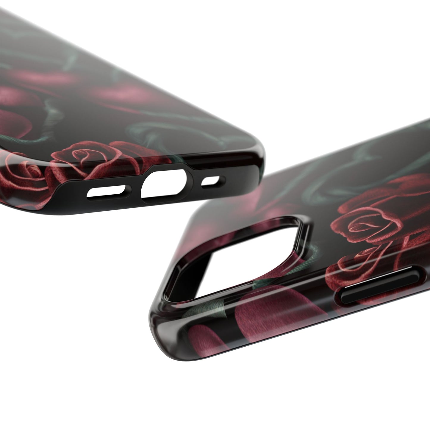 Hearts and Roses Tough Phone Cases