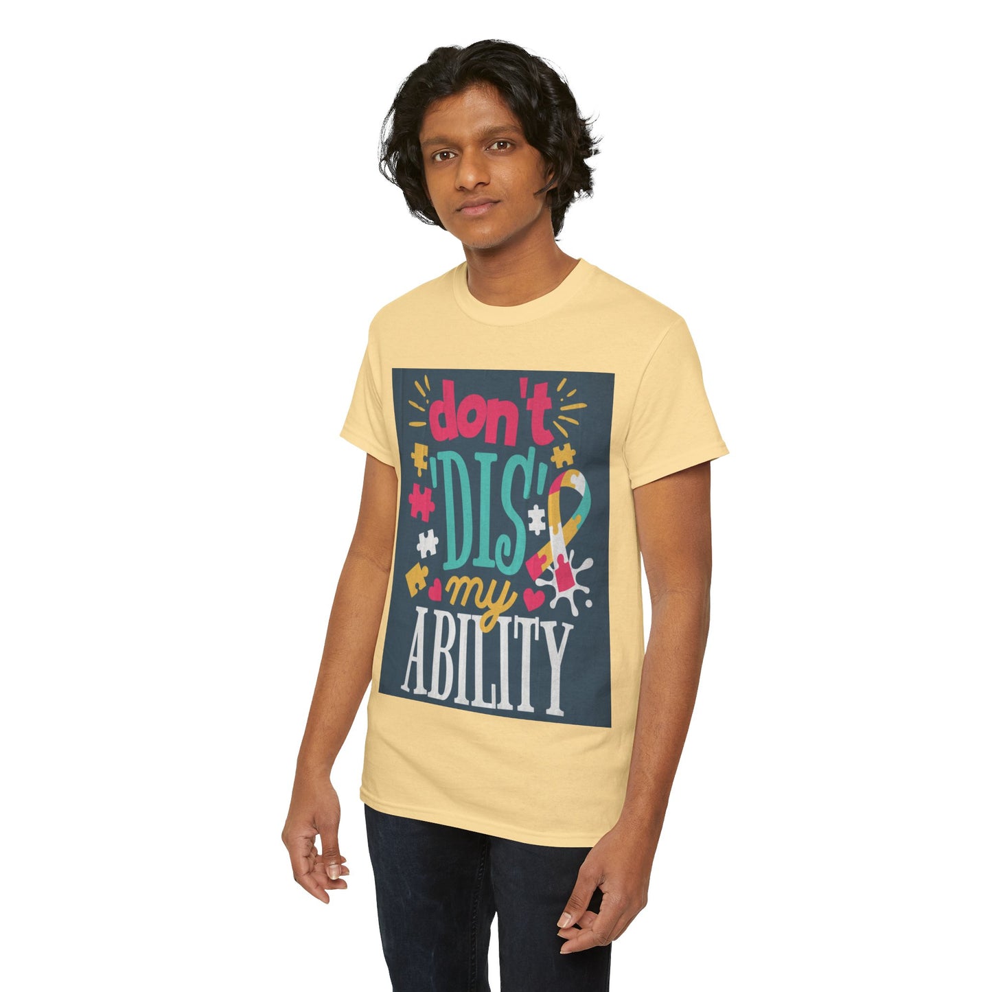 Don't Dis My Ability Unisex Heavy Cotton Tee