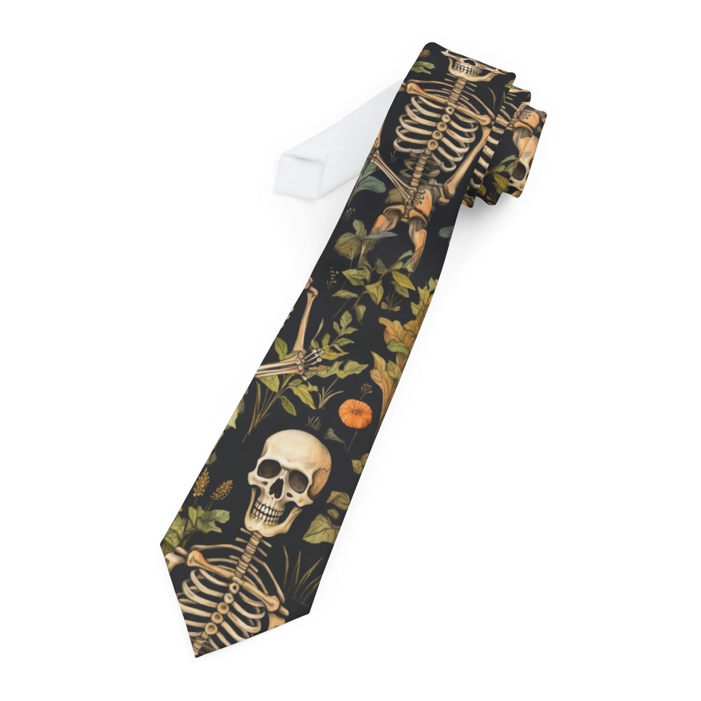 Skeleton Halloween Necktie