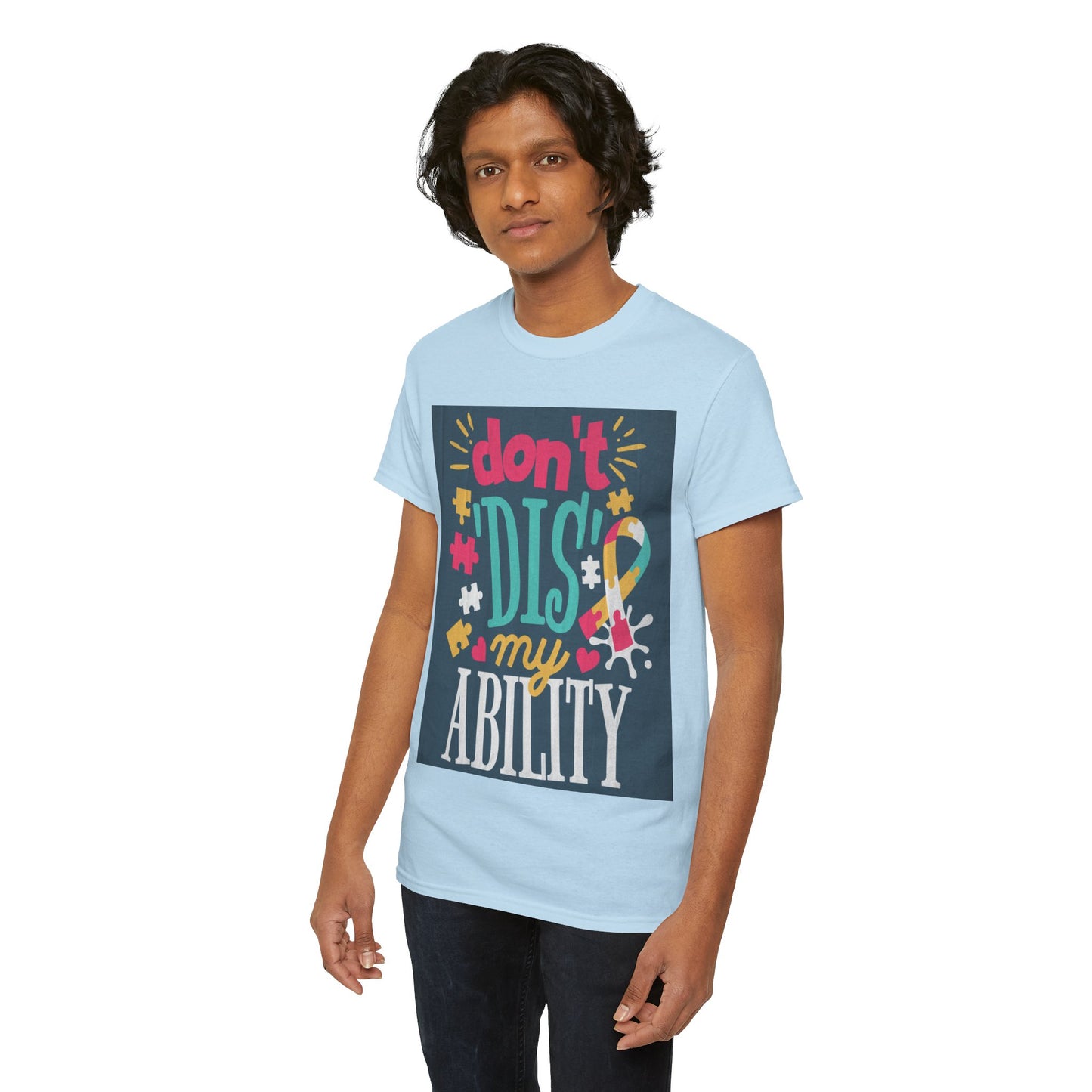 Don't Dis My Ability Unisex Heavy Cotton Tee