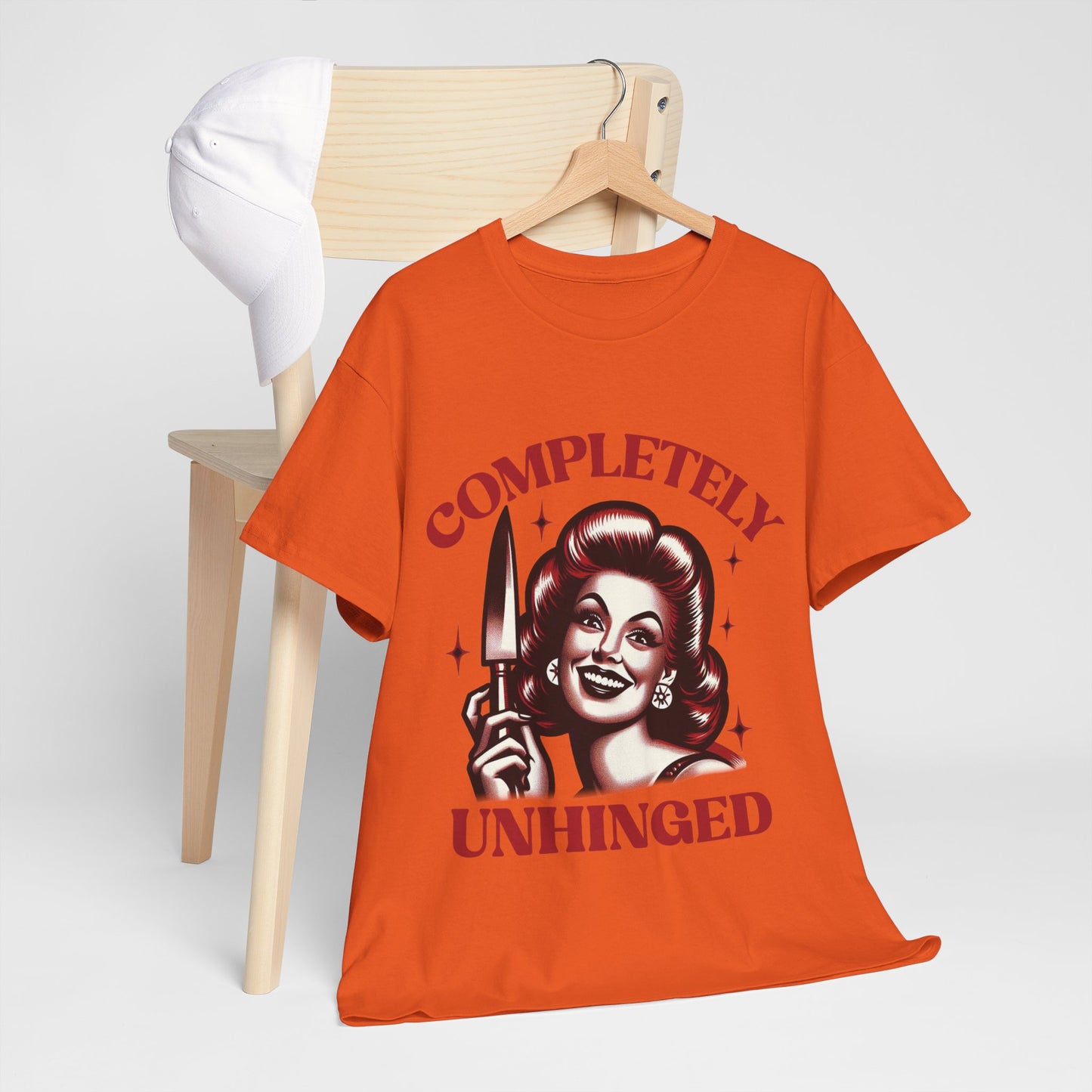 Completely Unhinged Unisex Heavy Cotton Tee