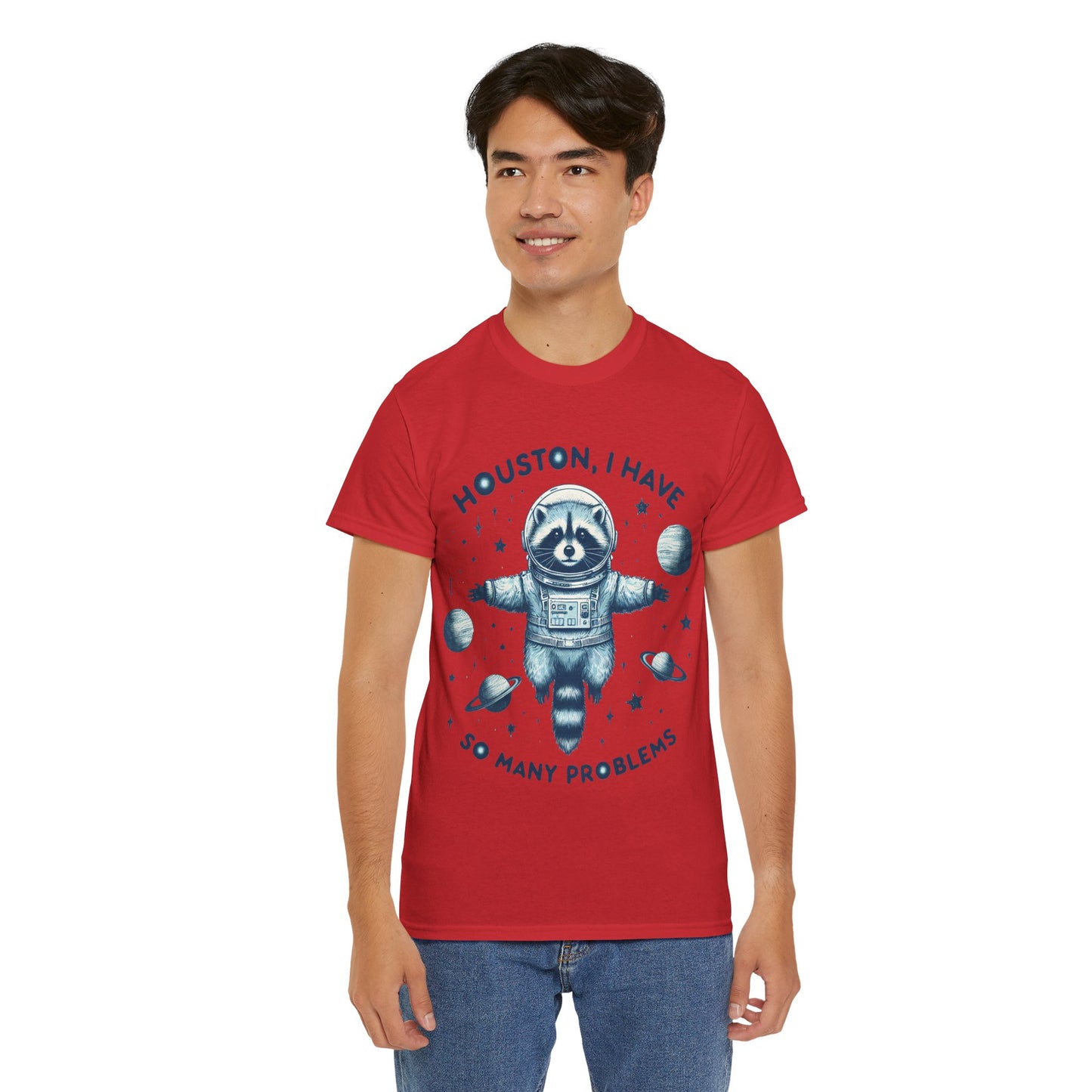 Houston I Have So Many Problems Unisex Heavy Cotton Tee