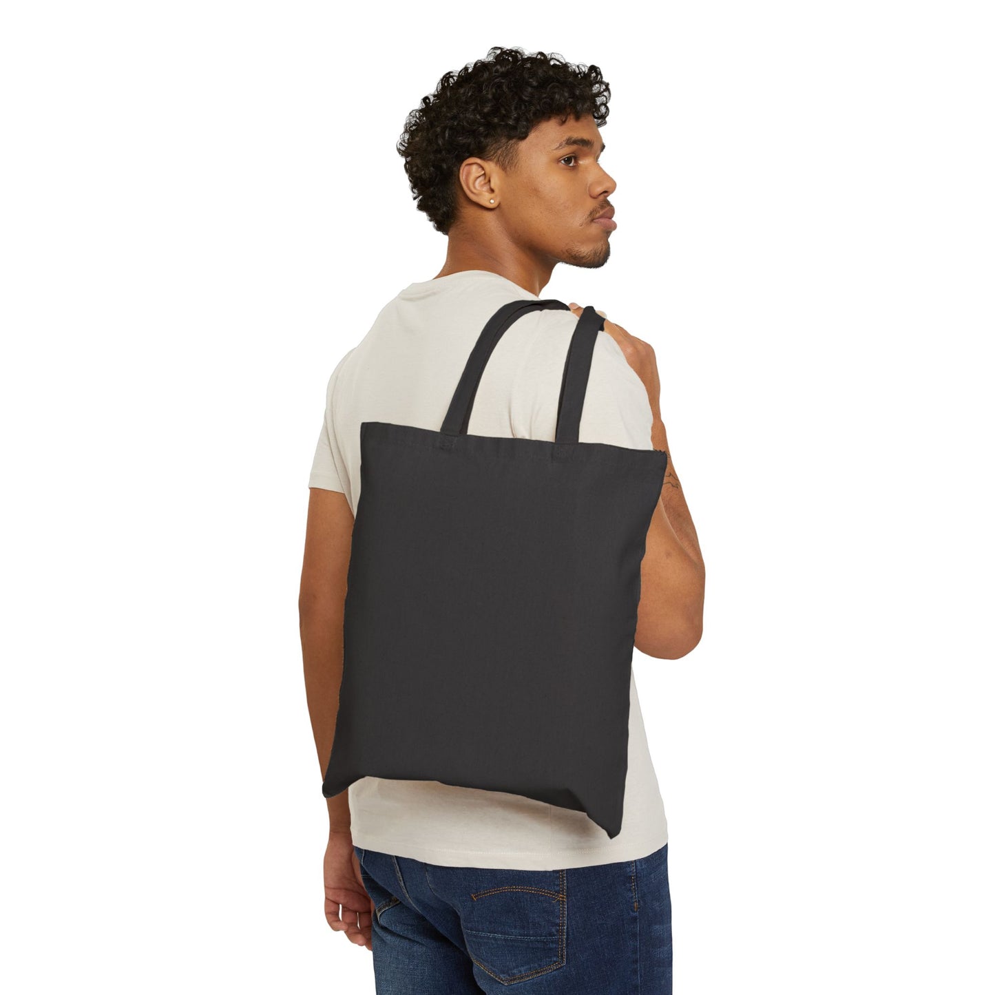 Halloween Skull Trick or Treat Cotton Canvas Tote Bag