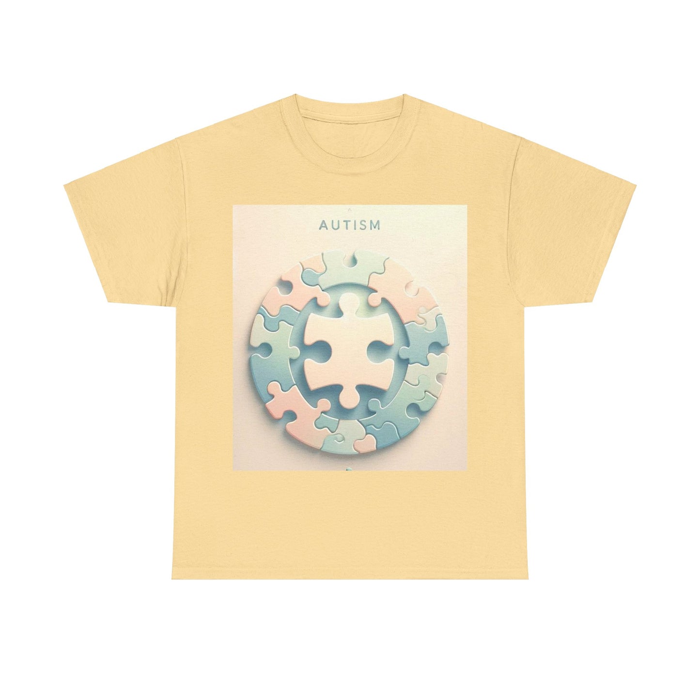 Autism Circle Unisex Heavy Cotton Tee