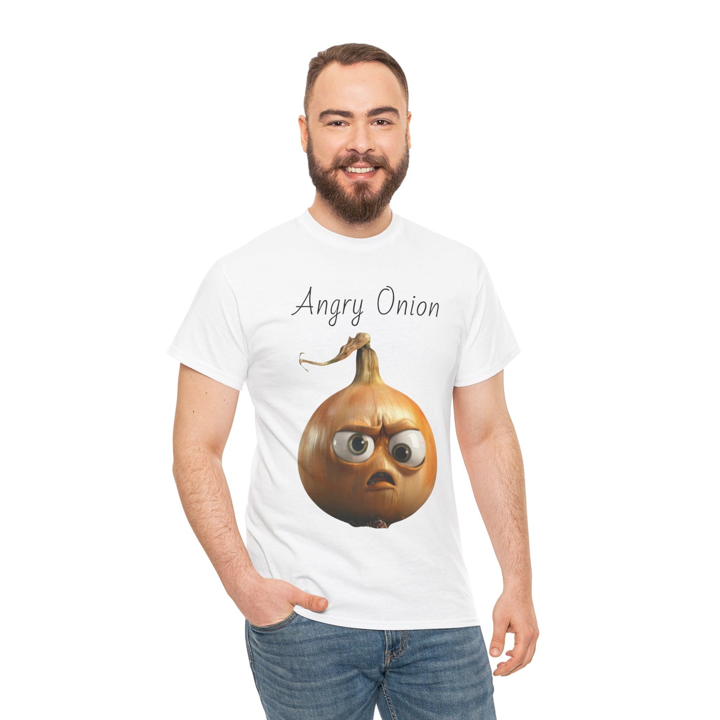 Angry Onion Unisex Heavy Cotton Tee