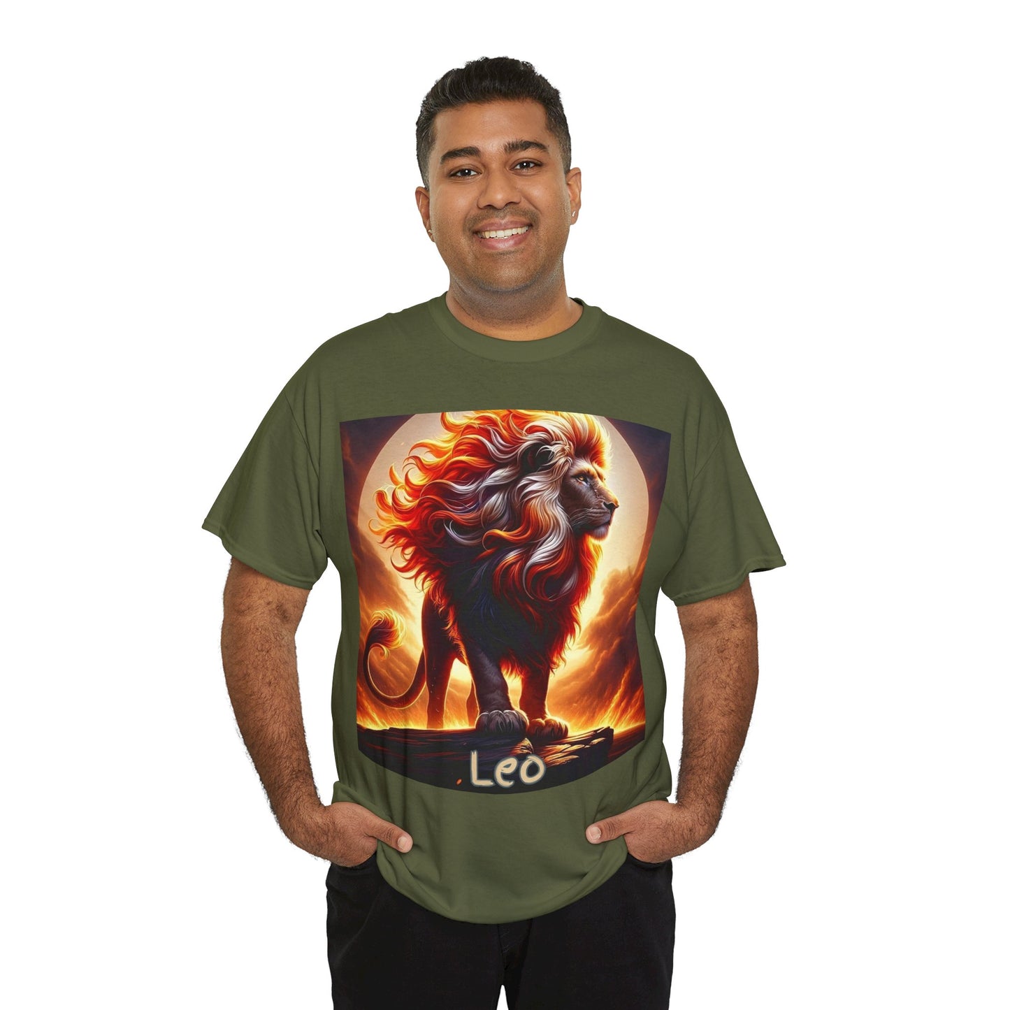 Leo Unisex Heavy Cotton Tee