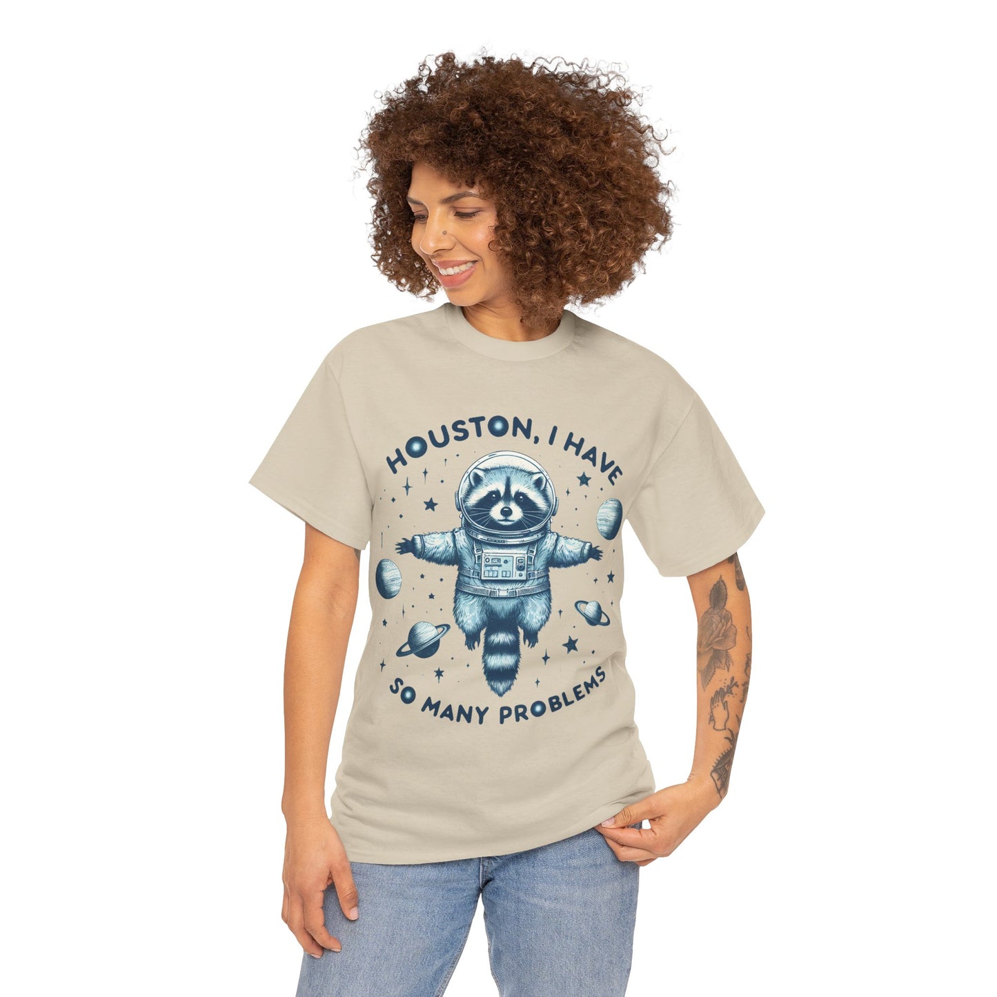 Houston I Have So Many Problems Unisex Heavy Cotton Tee