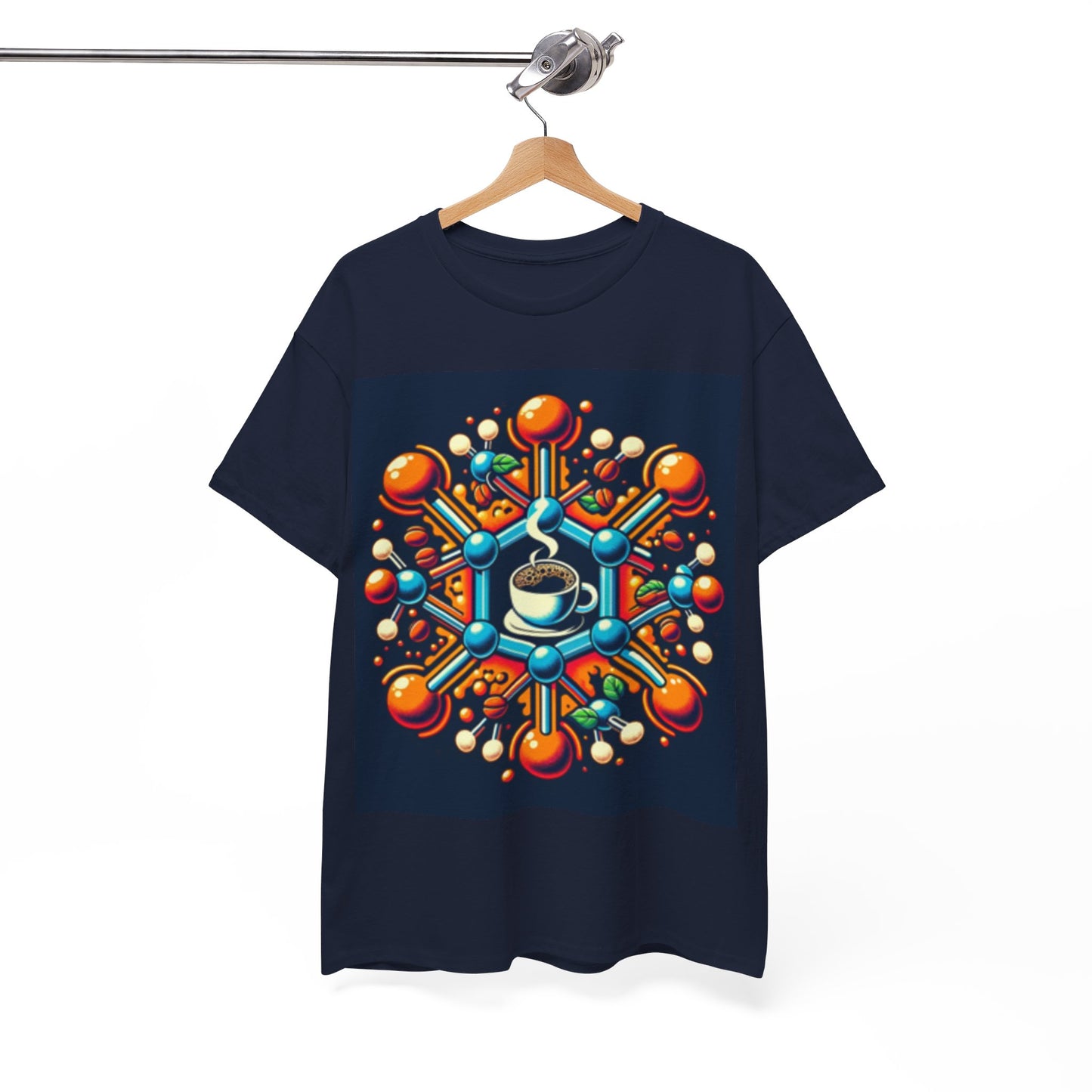 Color Bomb Coffee Cup Unisex Heavy Cotton Tee