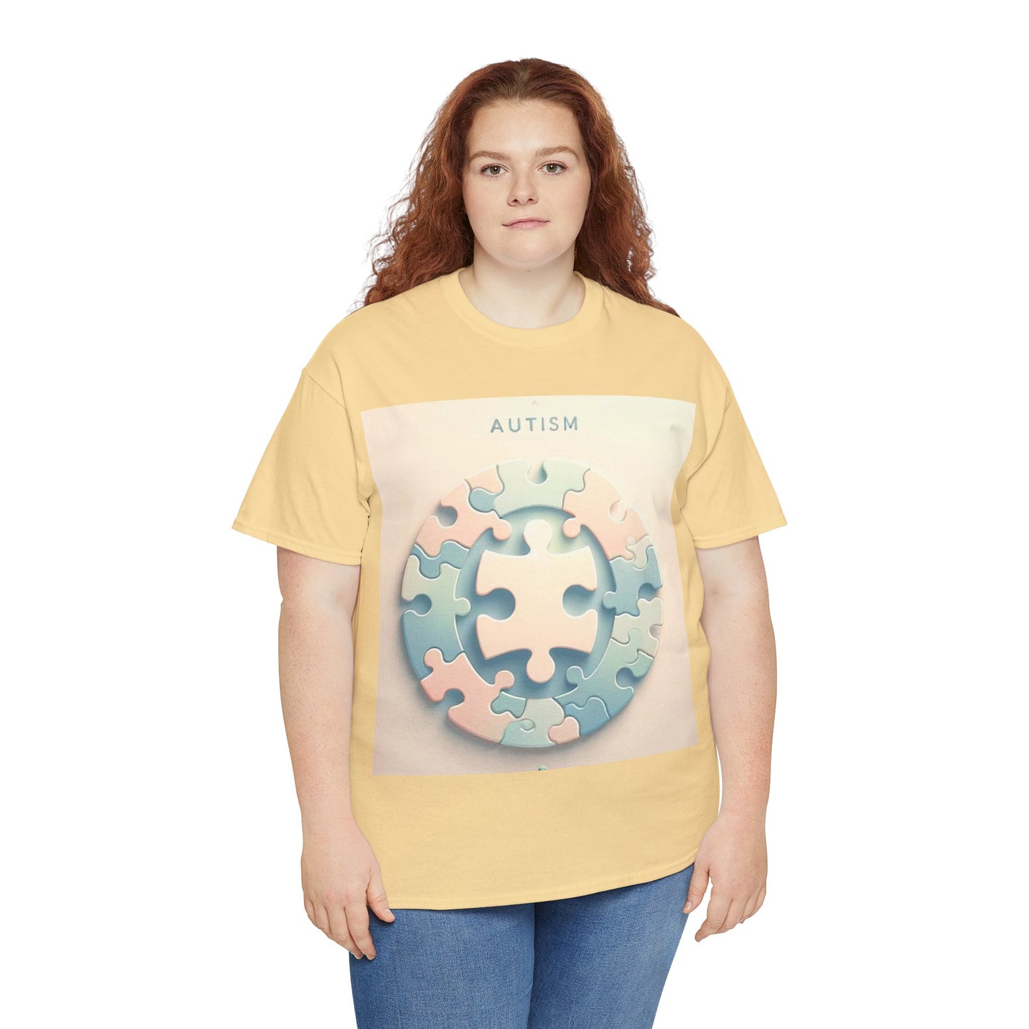 Autism Circle Unisex Heavy Cotton Tee