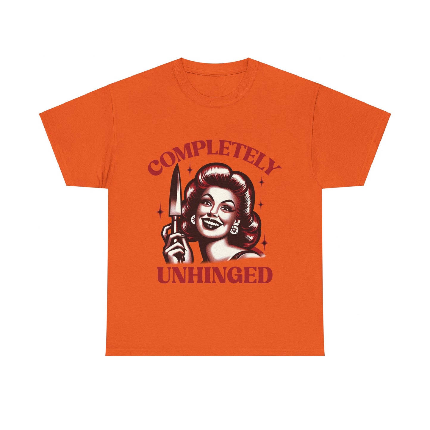 Completely Unhinged Unisex Heavy Cotton Tee