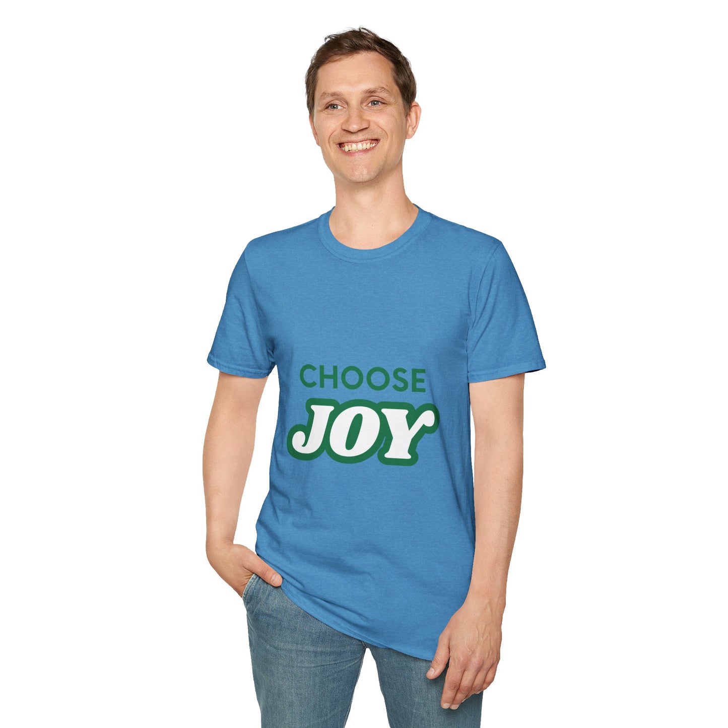 Choose Joy Unisex Softstyle T-Shirt - Positive Vibe Apparel
