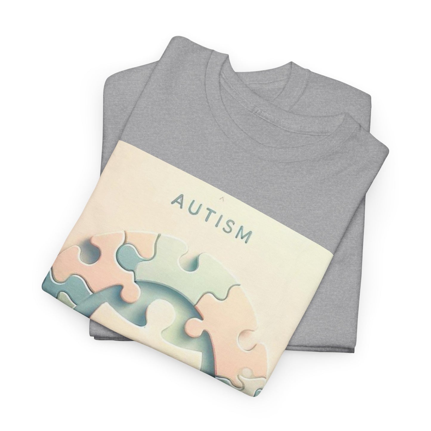 Autism Circle Unisex Heavy Cotton Tee