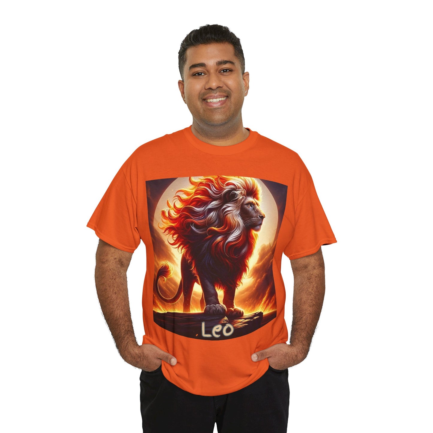 Leo Unisex Heavy Cotton Tee