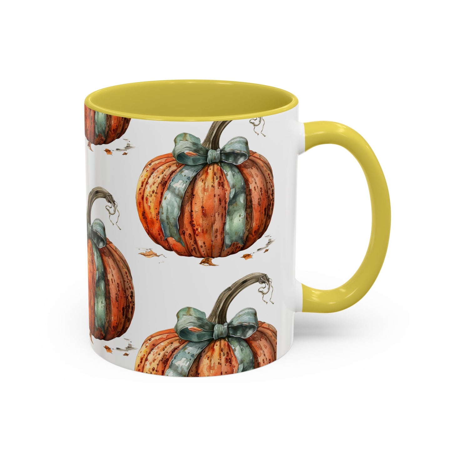 Coquette Pumpkin Colorful Mugs, 11oz