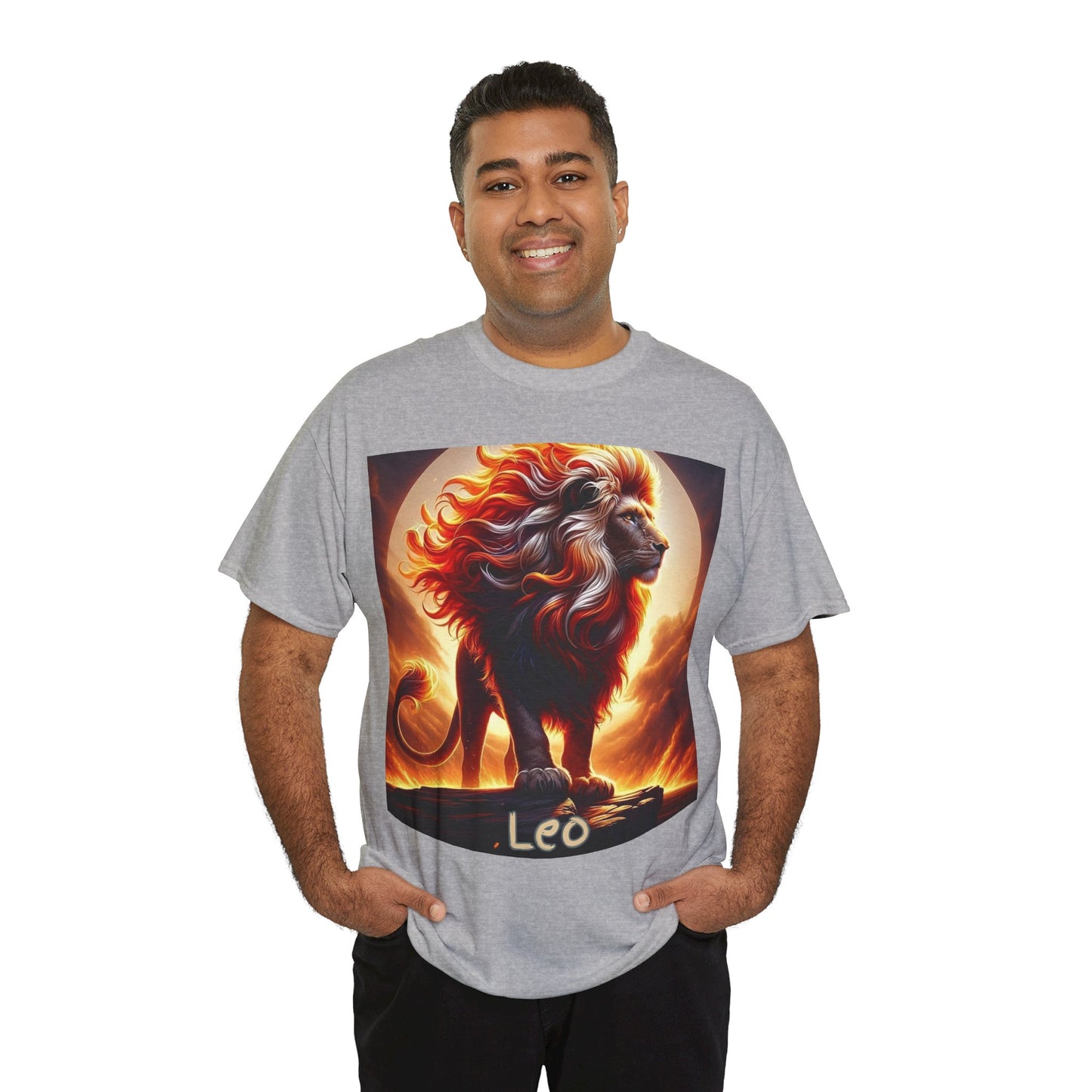 Leo Unisex Heavy Cotton Tee